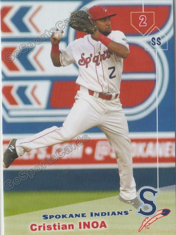 2019 Spokane Indians Cristian Inoa