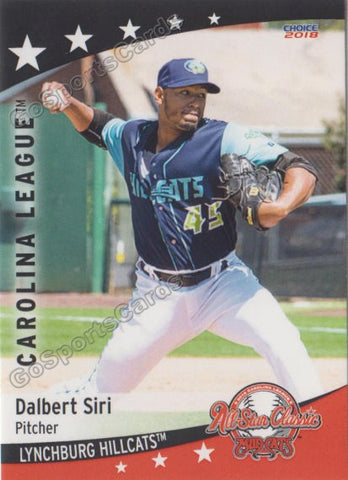 2018 Carolina League All Star N Dalbert Siri