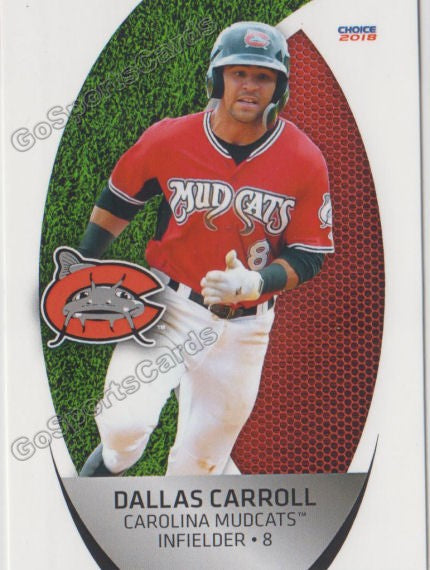 2018 Carolina Mudcats Dallas Carroll