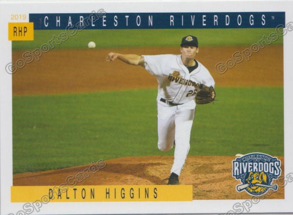 2019 Charleston RiverDogs Dalton Higgins