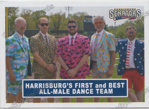 2018 Harrisburg Senators All Male Dance Team