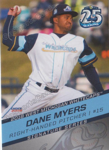 2018 West Michigan Whitecaps Dane Myers