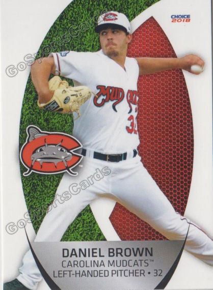 2018 Carolina Mudcats Daniel Brown