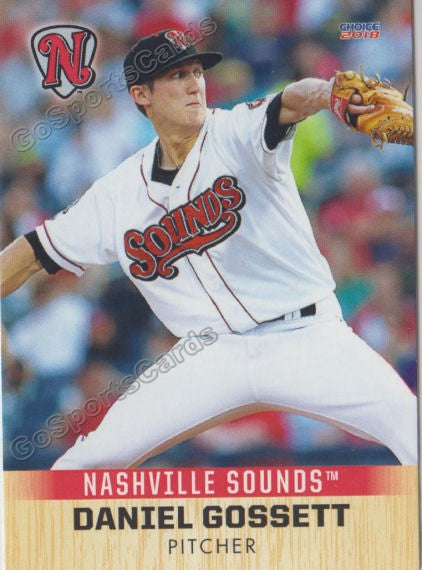 2018 Nashville Sounds Daniel Gossett