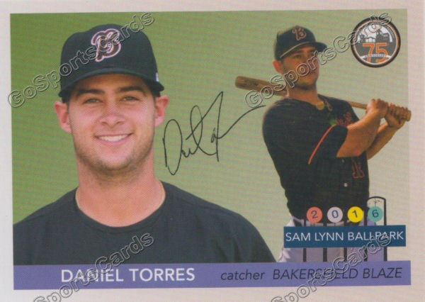 2016 Bakersfield Blaze Daniel Torres