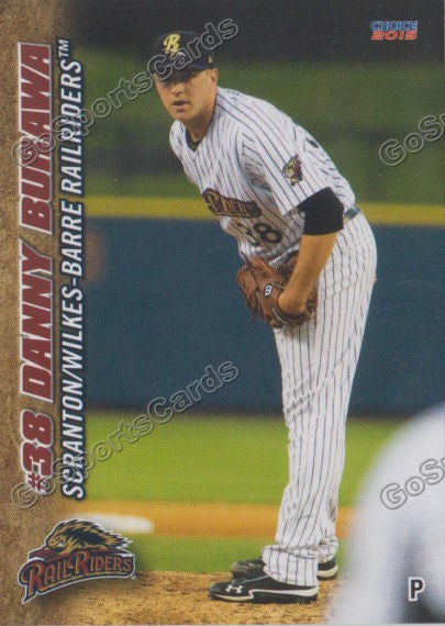 2015 Scranton Wilkes Barre RailRiders Danny Burawa