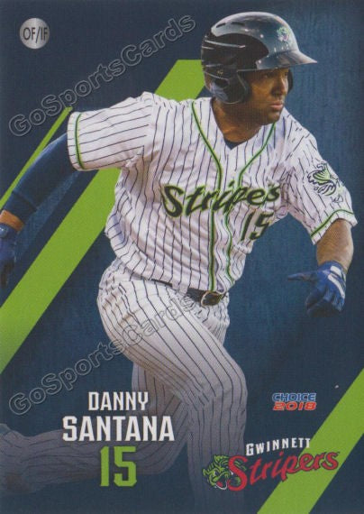 2018 Gwinnett Stripers Danny Santana