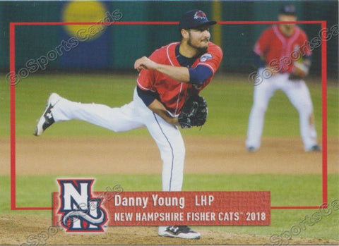 2018 New Hampshire Fisher Cats Danny Young