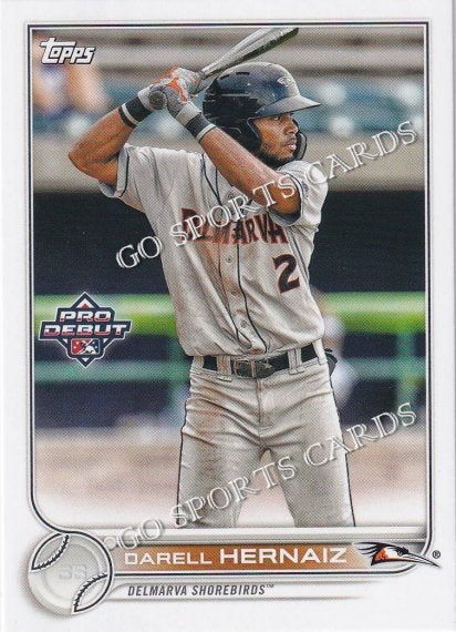 2022 Topps Pro Debut Darell Hernaiz PD-10