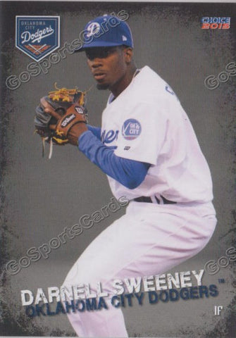 2015 Oklahoma City Dodgers Darnell Sweeney