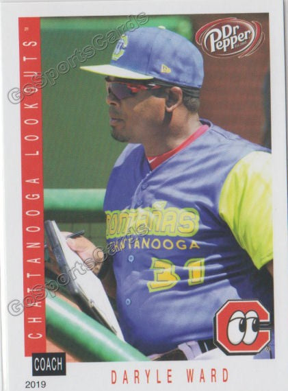 2019 Chattanooga Lookouts Daryle Ward