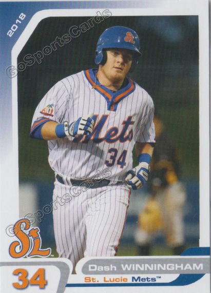 2018 St Lucie Mets Dash Winningham