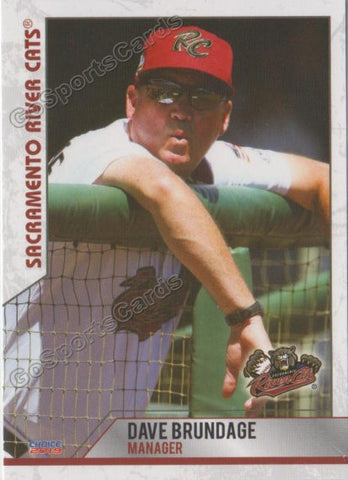 2019 Sacramento River Cats Dave Brundage