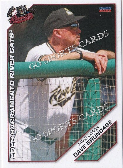 2023 Sacramento River Cats Dave Brundage