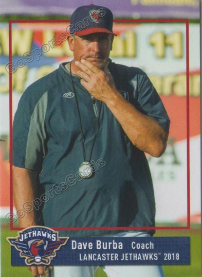 2019 Lancaster JetHawks Dave Burba – Go Sports Cards