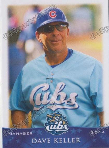 2014 Daytona Cubs Dave Keller – Go Sports Cards