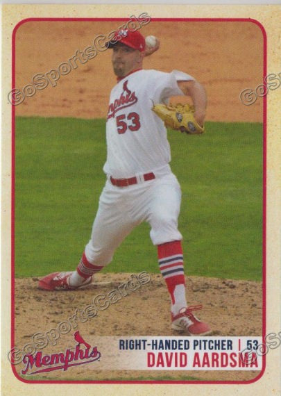 2014 Memphis Redbirds David Aardsma – Go Sports Cards