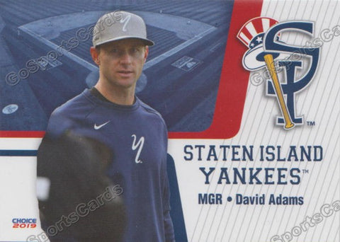 2019 Staten Island Yankees David Adams