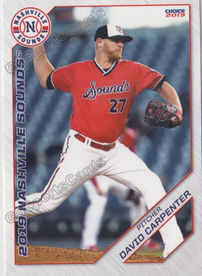 2019 Nashville Sounds David Carpenter