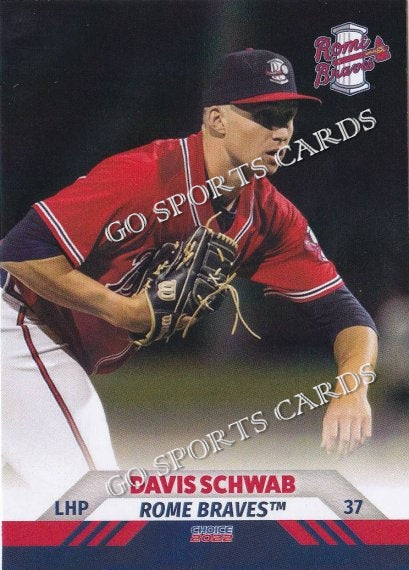 2022 Rome Braves Davis Schwab