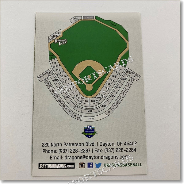 2015 Dayton Dragons Pocket Schedule