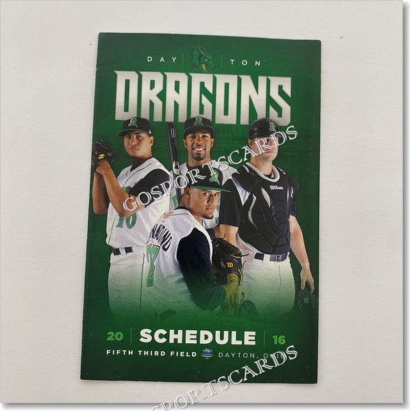 2016 Dayton Dragons Pocket Schedule