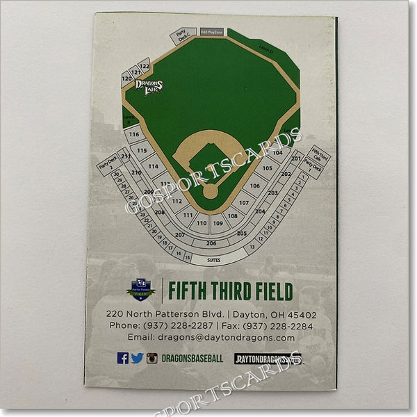 2016 Dayton Dragons Pocket Schedule