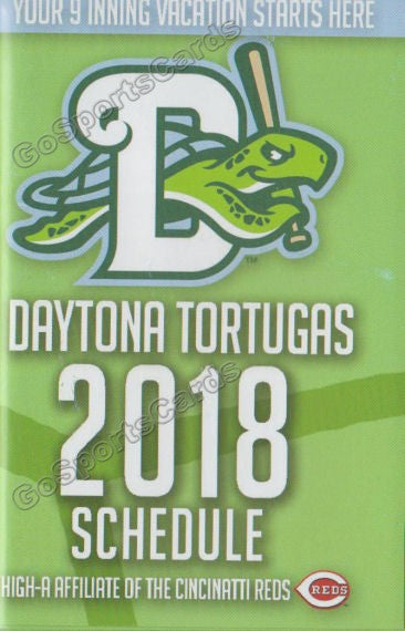 2018 Daytona Tortugas Pocket Schedule