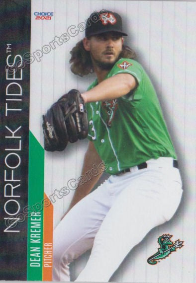 2022 Norfolk Tides 2nd Dean Kremer – Go Sports Cards