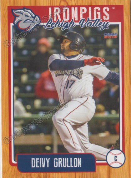 2019 Lehigh Valley IronPigs Deivi Deivy Grullon