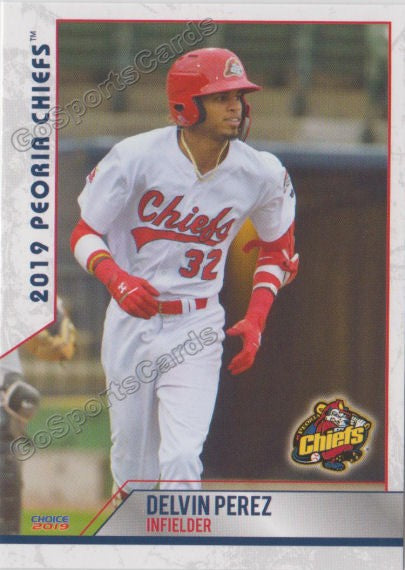 2019 Peoria Chiefs Delvin Perez