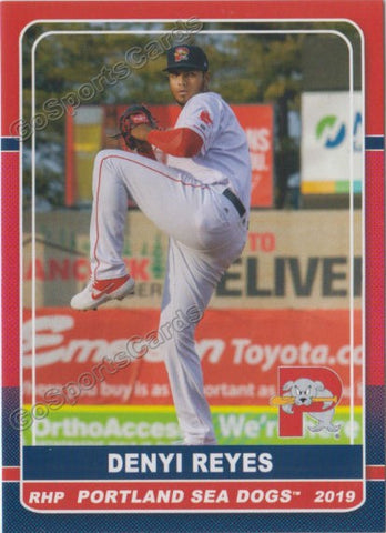 2019 Portland Sea Dogs Denyi Reyes