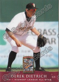 Derek Dietrich Baseball Cards