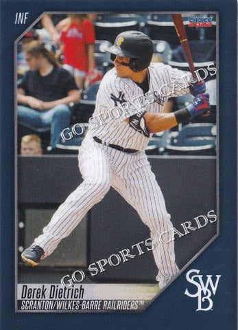 2022 Scranton Wilkes Barre RailRiders Derek Dietrich