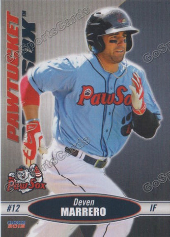 2015 Pawtucket Red Sox Deven Marrero