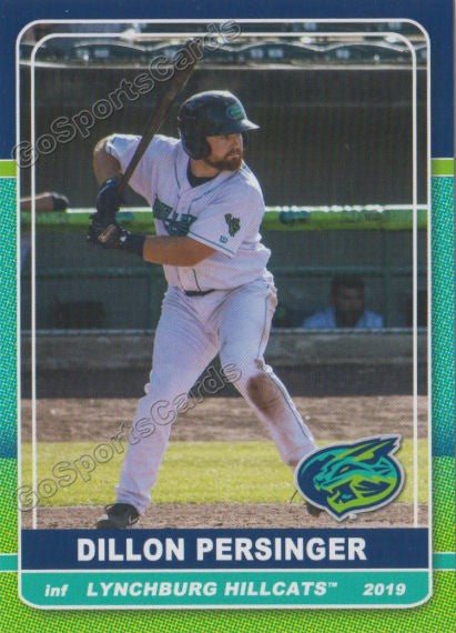 2019 Lynchburg Hillcats Dillon Persinger