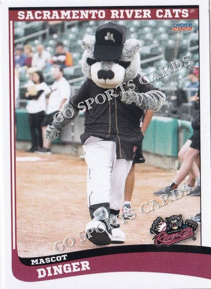 2022 Sacramento River Cats Dinger Mascot