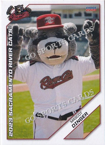 2023 Sacramento River Cats Dinger Mascot