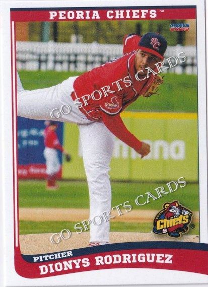 2023 Peoria Chiefs Dionys Rodriguez