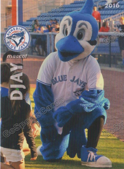 2016 Dunedin Blue Jays DJay Mascot – Go Sports Cards