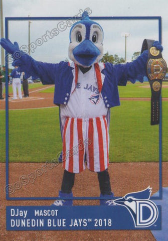 2018 Dunedin Blue Jays Djay Mascot