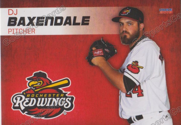 2018 Rochester Red Wings DJ Baxendale