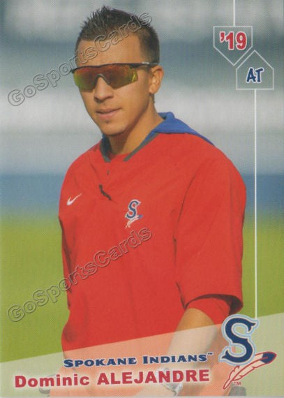 2019 Spokane Indians Dominic Alejandre