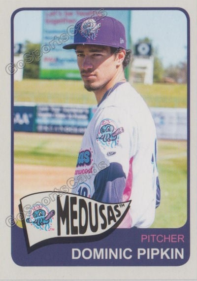 2019 Medusas de Lakewood BlueClaws Dominic Pipkin