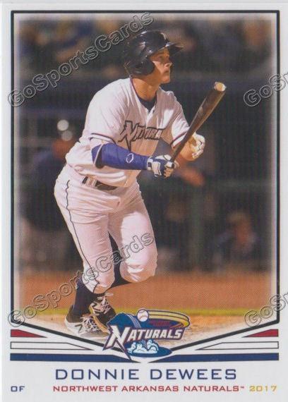 2017 Northwest Arkansas Naturals Donald Donnie Dewees Jr – Go Sports Cards