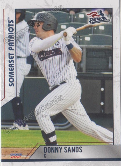 2021 Somerset Patriots Donny Sands