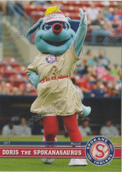 2017 Spokane Indians Doris Mascot