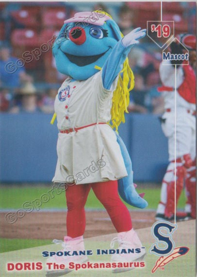 2019 Spokane Indians Doris Mascot