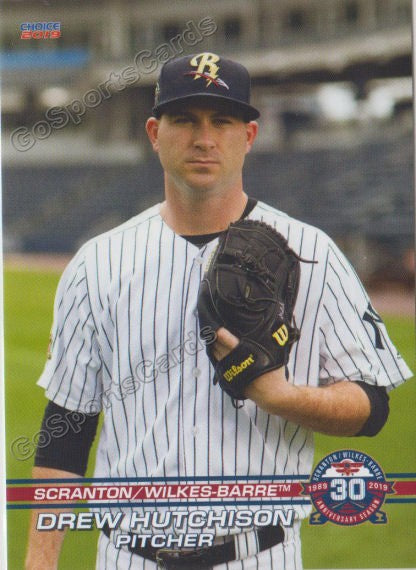 2019 Scranton Wilkes Barre RailRiders Drew Hutchison