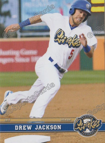 2017 Rancho Cucamonga Quakes Drew Jackson